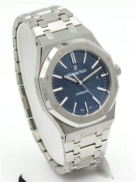 audemars piguet royal oak blue dial replica|ap royal oak 41mm price.